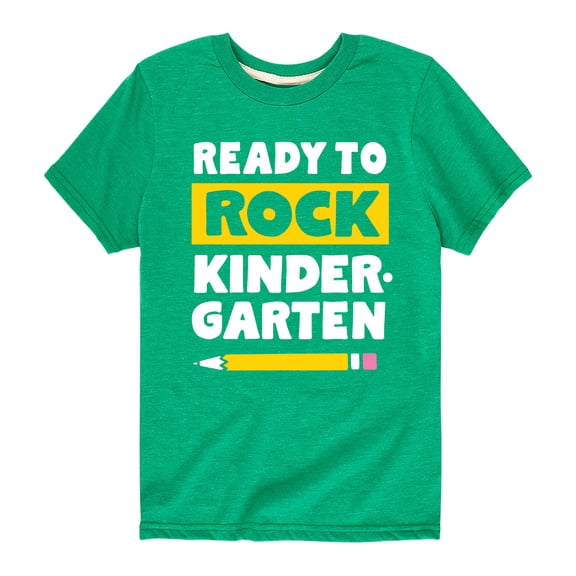 Instant Message - Ready To Rock Kindergarten Short Sleeve Graphic T-Shirt