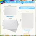 thumbnail image 2 of 100 tarjetas de acuarela en blanco Sabary, 10 x 15 cm, 300 g/m², 2 of 6