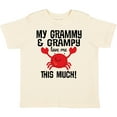 thumbnail image 3 of Inktastic My Grammy and Grampy Love Me Boys or Girls Toddler T-Shirt, 3 of 5