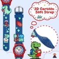 thumbnail image 4 of Analog Watch 3D Cartoon Watch for Age 4-12 Waterproof Watch with Silicone Band Gift for Age 4-12, 4 of 7