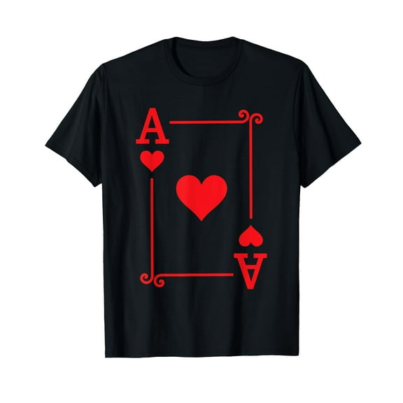 Playing Cards Costume - Ace Hearts Card - Ace Card T-Shirt