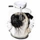 thumbnail image 4 of Sudadera con capucha con estampado 3D de perro PUG para hombre, sudadera con capucha divertida para niño, ropa de calle, sudaderas para hombres, 4 of 5