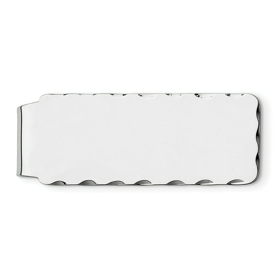 Sterling Silver Rhodium-plated Money Clip