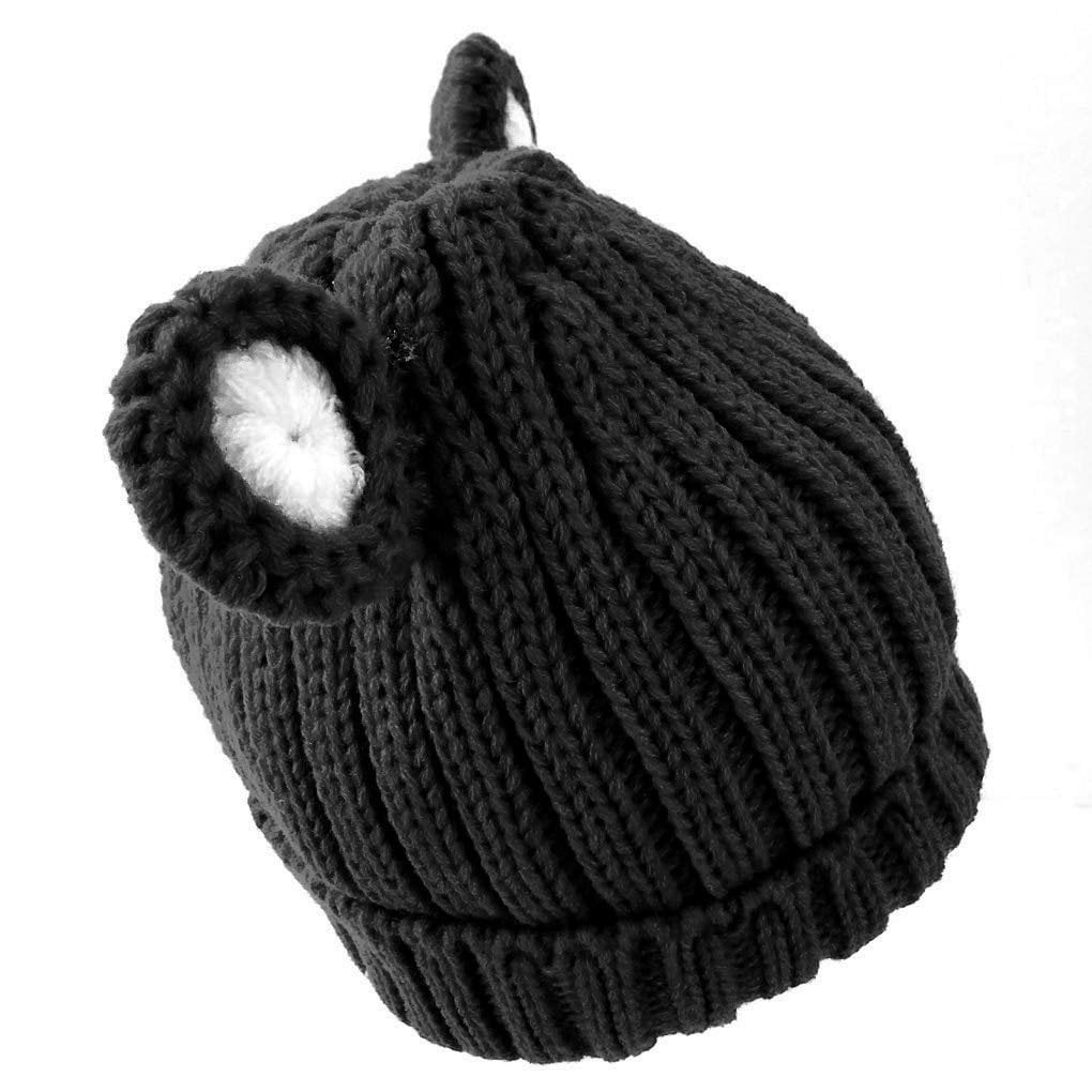 Baby Winter Hat with Ear Flaps Infant Toddler Warm Fleece Pom Pom Hat Skull Cap with String 