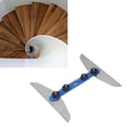thumbnail image 4 of Stair Jig, Stretchable Joints Stair Treads Gauge Template Tool Reusable Aluminum Alloy Anodized  For Risers Blue, 4 of 8