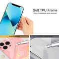 thumbnail image 5 of Allytech Marble Design Case for iPhone 13 Pro 2021(6.1"), iPhone 13 Pro Case for Women Girls Men, Ultra-Thin Full-Body Protective Scratch-Free Cute Drop Proof Case for iPhone 13 Pro, Pink Marble, 5 of 6
