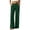 Army Green, variant on Hulanddfd Women's Pants Solid Color Pocket Elastic Waist Straight Leg Pants Army Green Size 2XL