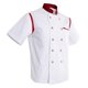 thumbnail image 1 of Chaqueta Hombre Mujer con Botones Chaqueta de Panadero Ropa de de Gastronomía - rojo, SG BLESIY Uniforme de chaqueta de chef, 1 of 8