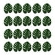 thumbnail image 1 of 20 hojas de planta de Monstera simuladas Wosthever verdes para decoración de hogar y fiesta, 1 of 6