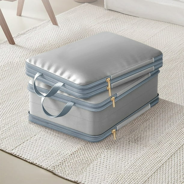 Bolsa para Ropa con Compartimento para Equipaje, Bolsa Organizadora de Ropa, Bolsa Portátil para Ropa de Viaje Impermeable.