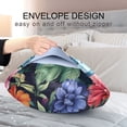 thumbnail image 4 of Yayeee Pillowcase Standard Size Set of 2 Satin Wrinkle Resistant Envelope Pillow Case, Vibrant Pink Floral Pattern, 4 of 8
