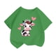 thumbnail image 1 of Playeras Negras Para Hombre Algodon, Camiseta De Manga Corta Con Cuello Redondo Y Estampado A La Moda Para Niñas Y Niños, Camiseta Holgada De Verano, Camisetas Casuales, 1 of 4