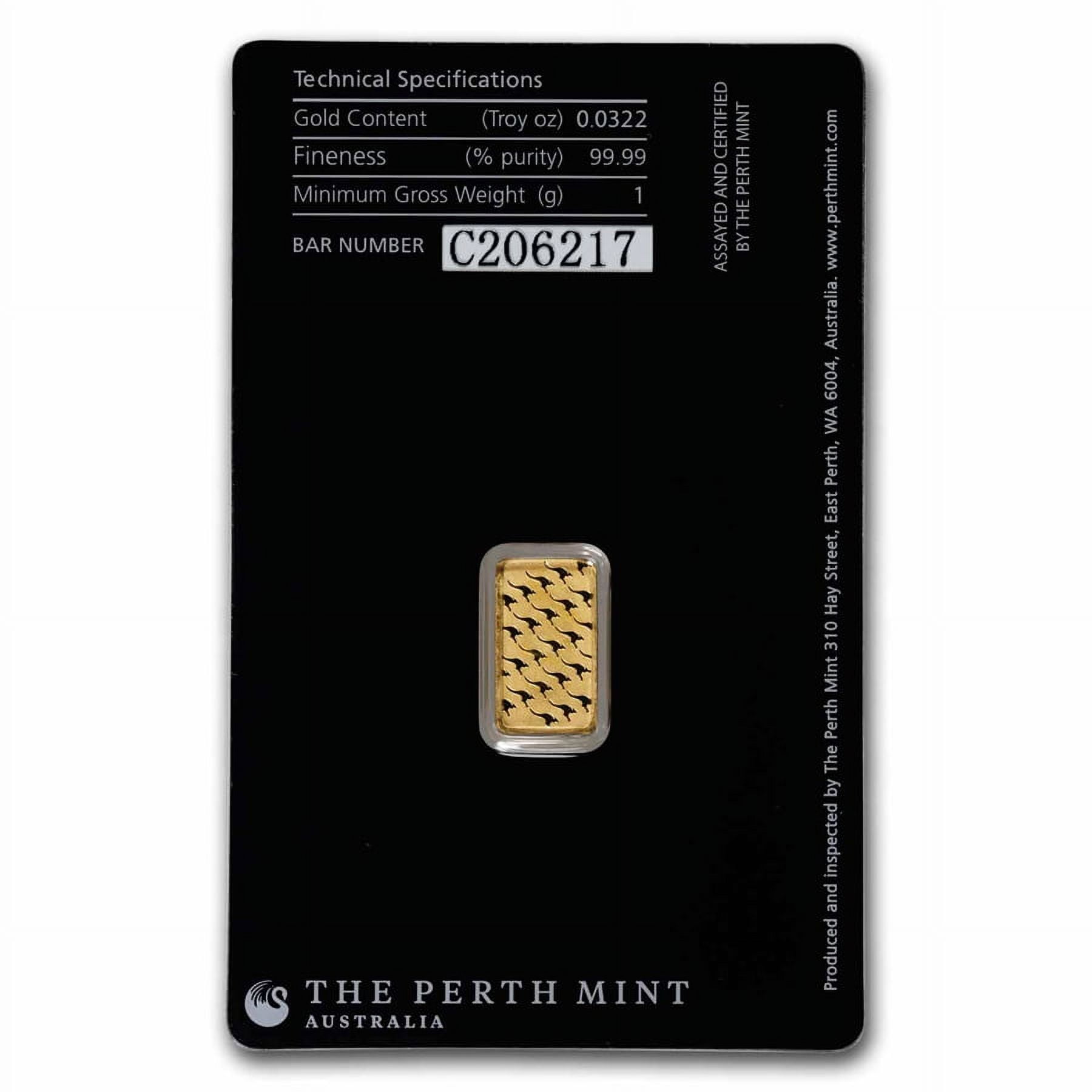1円〜】THE PERTH MINT AUSTRALIA インゴット FINE GOLD 5g