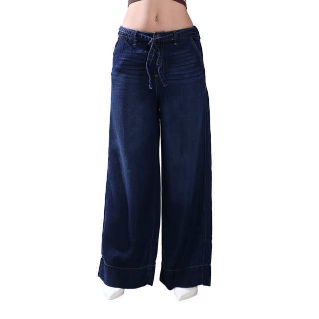 Pantalón SB4760 Savi Jeans Recto Mujer Azul Tiro Alto