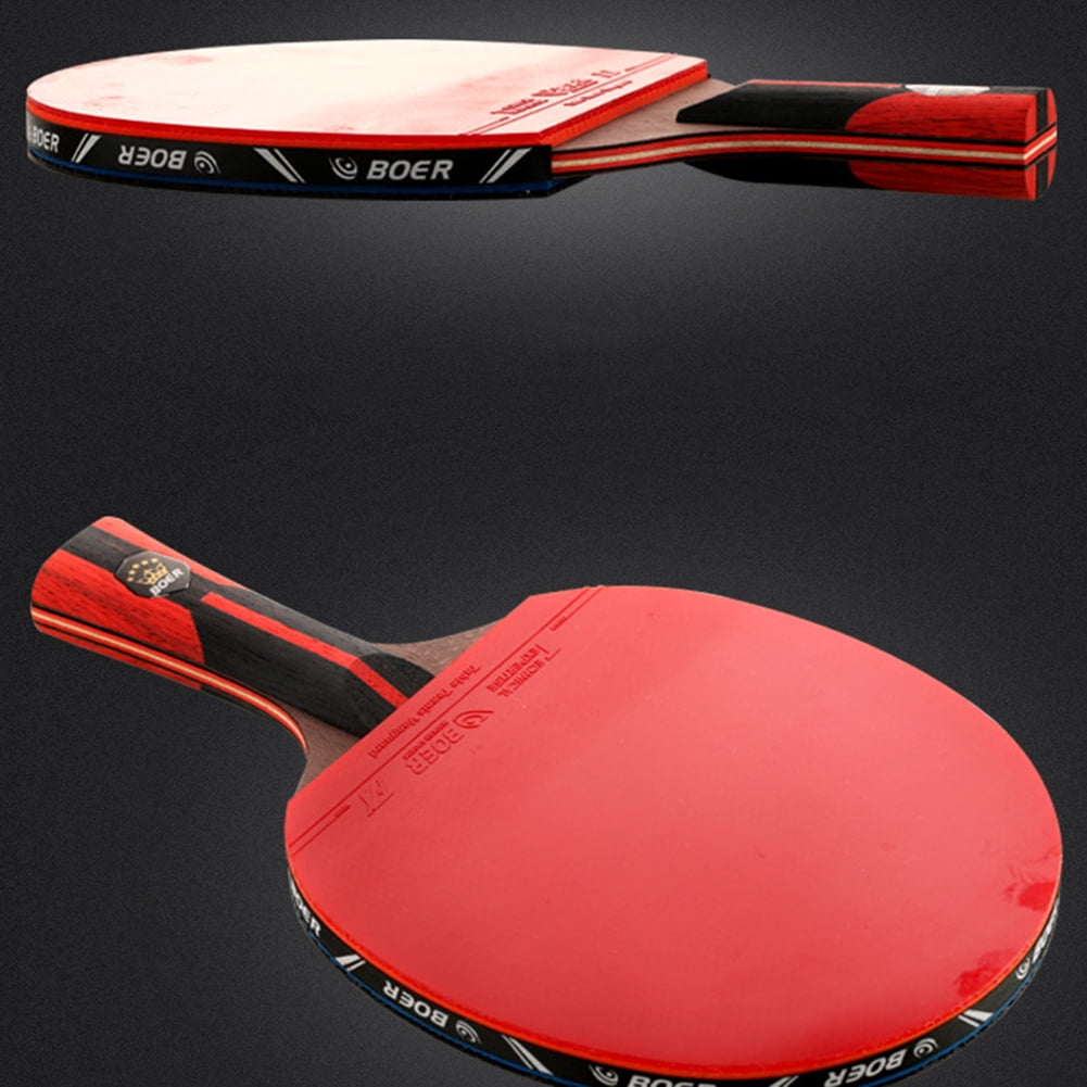 BAMILL 6 Star Spin Control Table Tennis Racket 7 Ply wood Ping Pong Bat Long handl