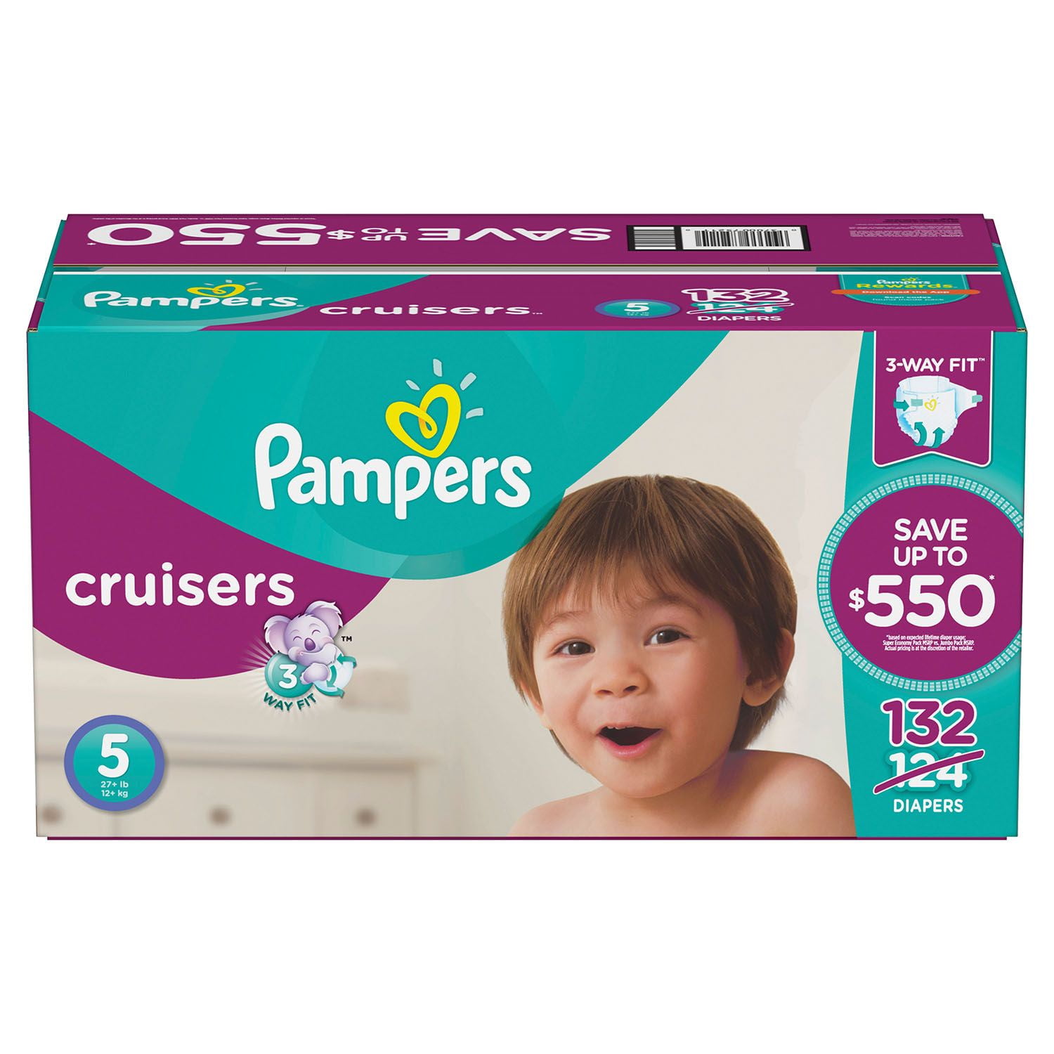 Pampers Baby Dry Diapers 2 -222 ct. lb.) - Walmart.com