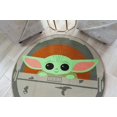 thumbnail image 2 of The Mandalorian, The Child 39-Inch Round Area Rug, 2 of 6