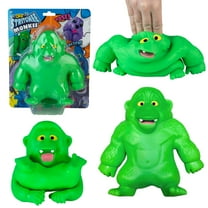 ORB Funkee Monkee Ultra Stretchee Monkee Squishy Monkey Toy (Green) - Over 2.5 Pound Stretchy Monkey Gorilla - Funny, Squishy Stress Relief Toy - Sensory and Fidget Splat Toy for Kids and Adults