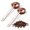Rose Gold-[2Tbsp], variant on Measuring Spoon Stainless Steel 15/30ml Long Handle 304 Coffee Seasoning Milk Powder Graduated Spoon Kitchen Tool Liquid Measuring Spoon