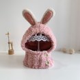 thumbnail image 2 of Penkiiy Baby Hats Baby Winter Hat Children's Winter Earmuff With Cashmere Fisherman Hat And Scarf Warm Hat Pink Hat for One Size, 2 of 3