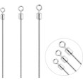 thumbnail image 4 of 30 Pack Punch Wire Stainless Steel Shaft with Swivels, Looped Wire for Punch Shot Rig Lure Making Supplies Component Parts Spinnerbait Dia. 0.035"-30 Pack Dia. 0.035"-30 Pack, 4 of 7