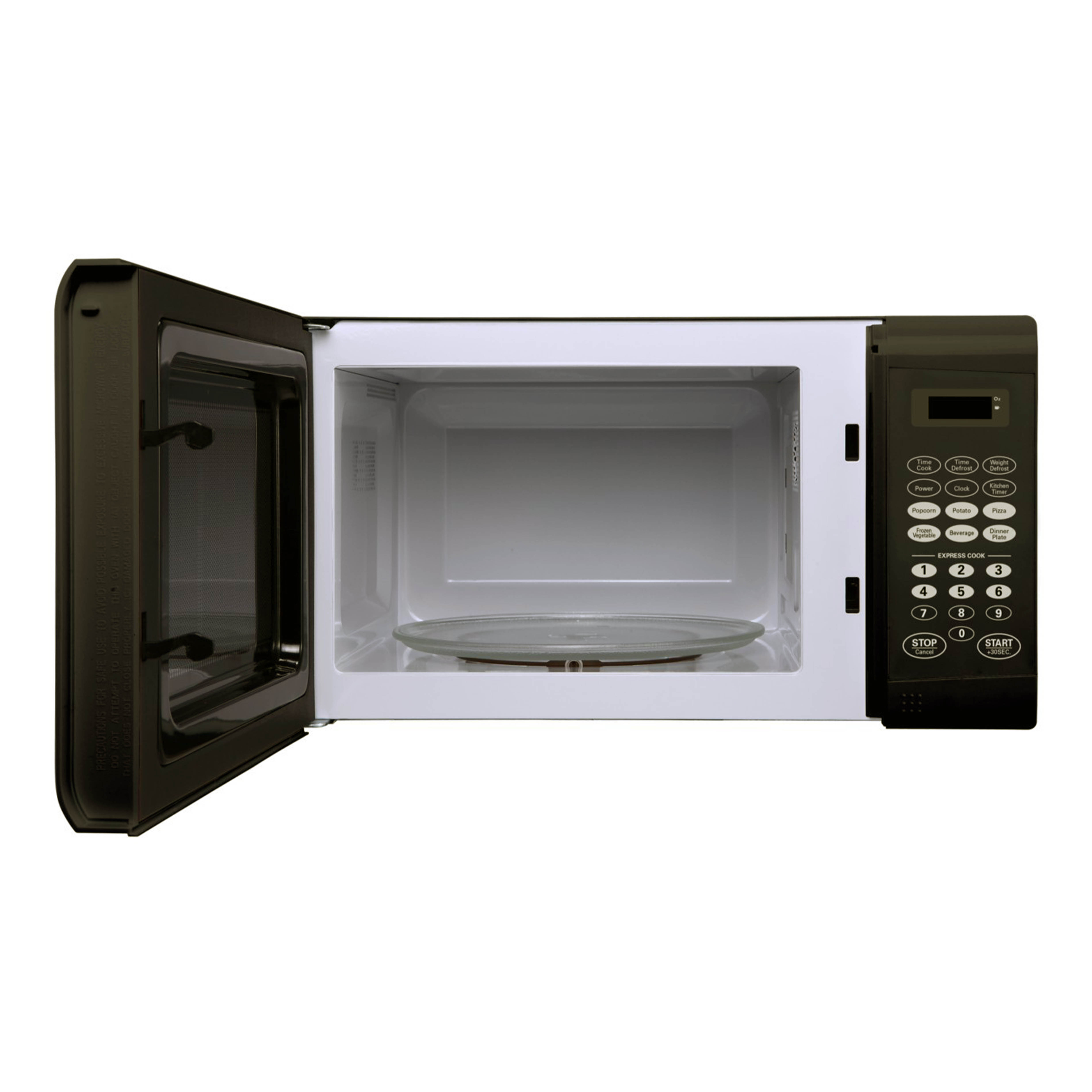 900 Watt Microwave in Black - image 3 of 4