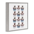 thumbnail image 2 of Stupell Industries Art Deco Blue Glam Brand Cupcakes Gray Framed Giclee Art, 12 x 12, by Amanda Greenwood, 2 of 7
