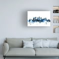 thumbnail image 2 of Trademark Fine Art Michael Tompsett Atlanta Georgia Skyline White Canvas Wall Art - 22x32, 2 of 5