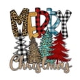 thumbnail image 1 of TIELUTT Christmas On Transfers 3Sheets Christmas On Decals Merry Christmas Heat Transfer It Sheets Bulk Craft Blanks for Self Roll Wrap Table Clamp Plotter, 1 of 6