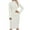 White, variant on Kaemgyyd Fall Dresses for Women Turtle Neck Long Sleeve Bodycon Evening Party Dress Casual Slim Solid Color Dress