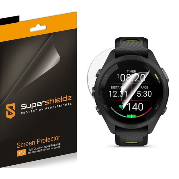 (3 Pack) Supershieldz Designed for Garmin Forerunner 265s Screen Protector, High Definition Clear Shield (TPU)