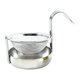 thumbnail image 1 of Colador de té giratorio, herramienta de cocina, acero inoxidable 304, accesorios portátiles para té. Plata, 1 of 8