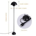 thumbnail image 4 of Black Floor Lamp for Living Room, Industrial Metal Dome Lampshade Standing Lamp with Foot Switch, Modern Tall Reading Floor Light for Kitchen Island, Bedroom, Restaurant, 4 of 7