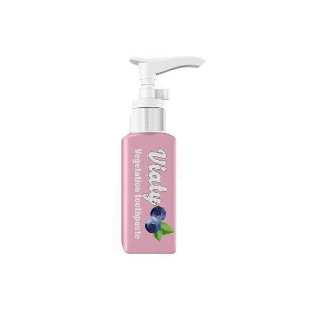 Jaysuing Soda Bright White Teeth Press Toothpaste Passion Fruit Blueberry Fruit Flavor Oral Cleaning -