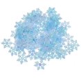 thumbnail image 2 of 200Pcs 30mm Polyester Felt Padded Snowflake Patch Appliques Craft Party Diy Scrapbooking Garment Decor, 2 of 5