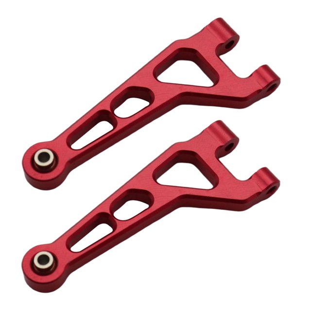 1 /16 reemplazos de brazos de suspensión delantera para camiones 16889 SG1602 modelo accesorio DIY rojo Macarena Brazos de suspensión