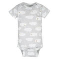 thumbnail image 3 of Gerber Baby Boy or Girl Gender Neutral Short Sleeves Onesies Bodysuits, 8-Pack (Newborn - 12 Months), 3 of 8