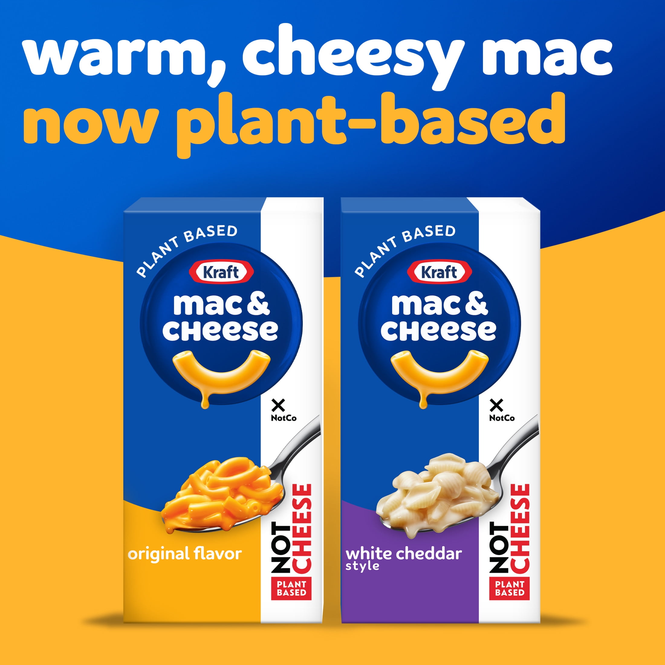 Kraft NotCo Lactose Free Mac and Cheese, 1 Box, Plant Based, Original Flavor, No Artificial Dyes, Good Source of Iron (15%), 10g of Protein (8% Daily Value), 6 oz