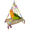 2164 Large Rainbow Mat Swing Perch Bird Toy