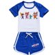 thumbnail image 1 of Ropa de superkitty para niñas y niños, conjunto de ropa de verano, traje deportivo de superkitty, camiseta + Pantalones, 2 piezas, pijamas para bebés, 1 of 4