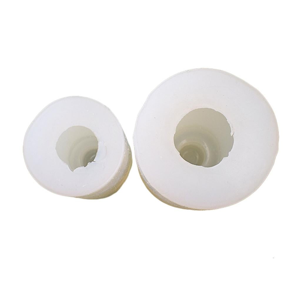 Bulb-shape Silicone Mold Candle Mold Non-stick Easy to De-mold for Making Candle