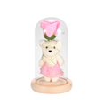 thumbnail image 4 of Adorno De Oso Rosa Led Con Cubierta De Vidrio, Adornos De Flores Inmortales De Simulación Para Regalo De Cumpleaños Del Día De San Valentín Yuarrent HA027175-03, 4 of 7