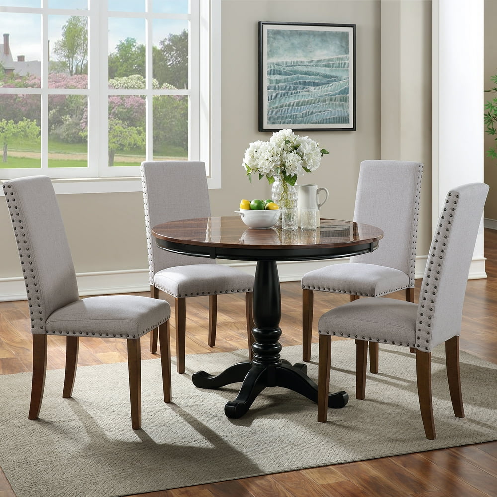 High Back Upholstered Side Chairs Dining Room Chairs Set Of 2 Armless Parsons Dining Chair With