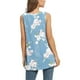 thumbnail image 2 of Minnieouse Chaleco de mujer Camiseta sin mangas bohemia con cuello en V Chaleco de mujer Camiseta casual Prendas para la parte del cuerpo lirio azul claro M Minnieouse AP003124-07, 2 of 5