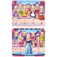 thumbnail image 4 of Magnetic Princess Dress-Up Paper Dolls, Magnetic Dress-Up Game, Play and Travel Toy Set with Magnetic Dress-Up Dolls and Girls’ Costumes,Toddler Girl Toys,Pretty Pretty Princess Game(Amy London), 4 of 7