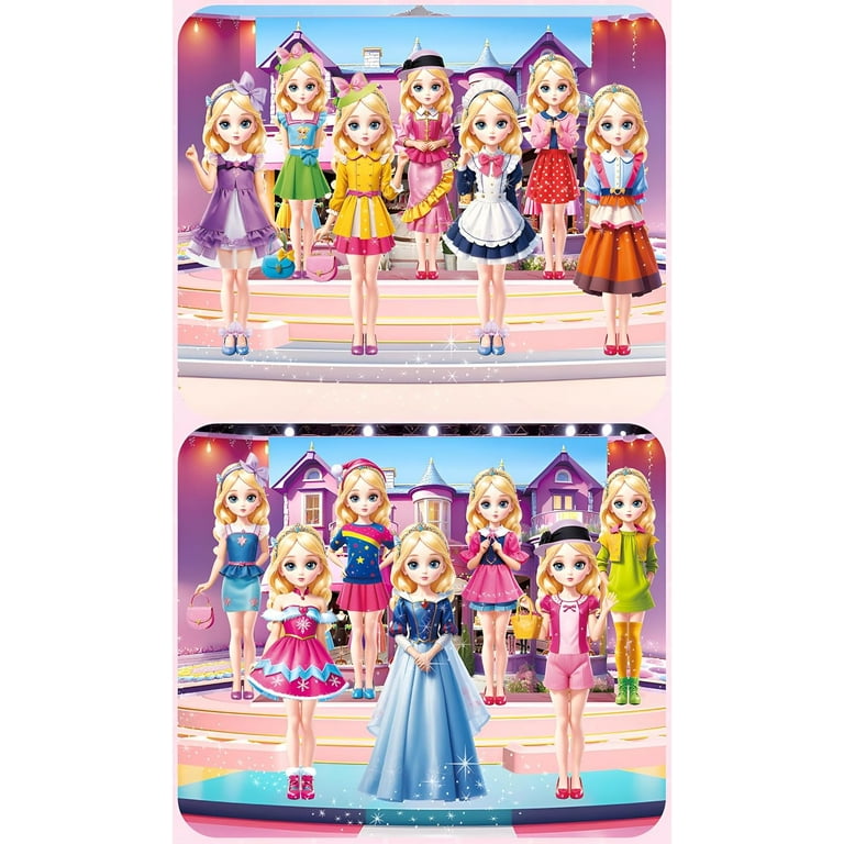 Cookadvan Magnetic Princess Dress-Up Paper Dolls, Travel Toy Set, Interchangeable Outfits - Walmart.com Cookadvan Magnetic Princess Dress-Up Paper Dolls, Travel Toy Set, Interchangeable Outfits - Walmart.com