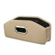thumbnail image 2 of Organizador de respaldo de asiento de coche de cuero con portavasos y funda para papel de cocina - Caja colgable de 14,17x6,29x3,54 pulgadas para interior del coche, beige/vino/marrón/naranja/gris, 2 of 6