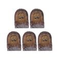 thumbnail image 1 of OUNONA 5 Pcs Mini Portes Décoratives en Résine pour Petit Jardin et Porte d'Entrée 3X4CM, 1 of 8