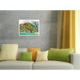 thumbnail image 4 of Koolau Blues - Oahu Hawaii - Koolau Mountain Range - From an Original Hawaii Watercolor Painting by Peggy Chun - Fine Art Rolled Canvas Print 11in x 14in, 4 of 4
