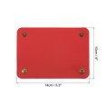 thumbnail image 2 of Luggage Handle Wrap, 4 Pack PU Handbag Grip Cover Protector Identifier with Clasp, Red, 2 of 5